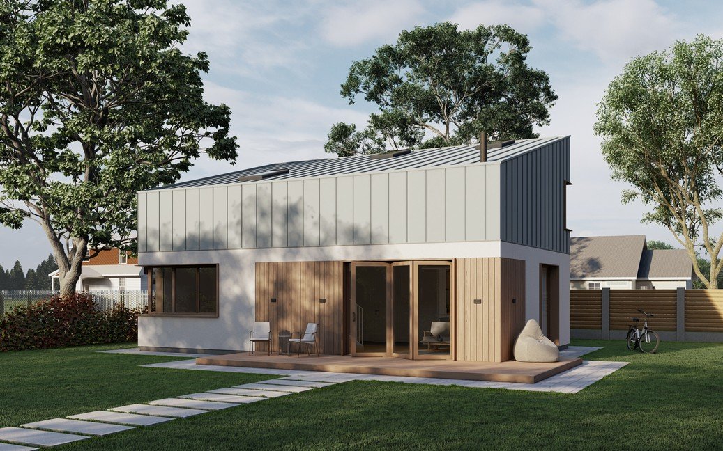 Zweistöckiges Haus  102 m2