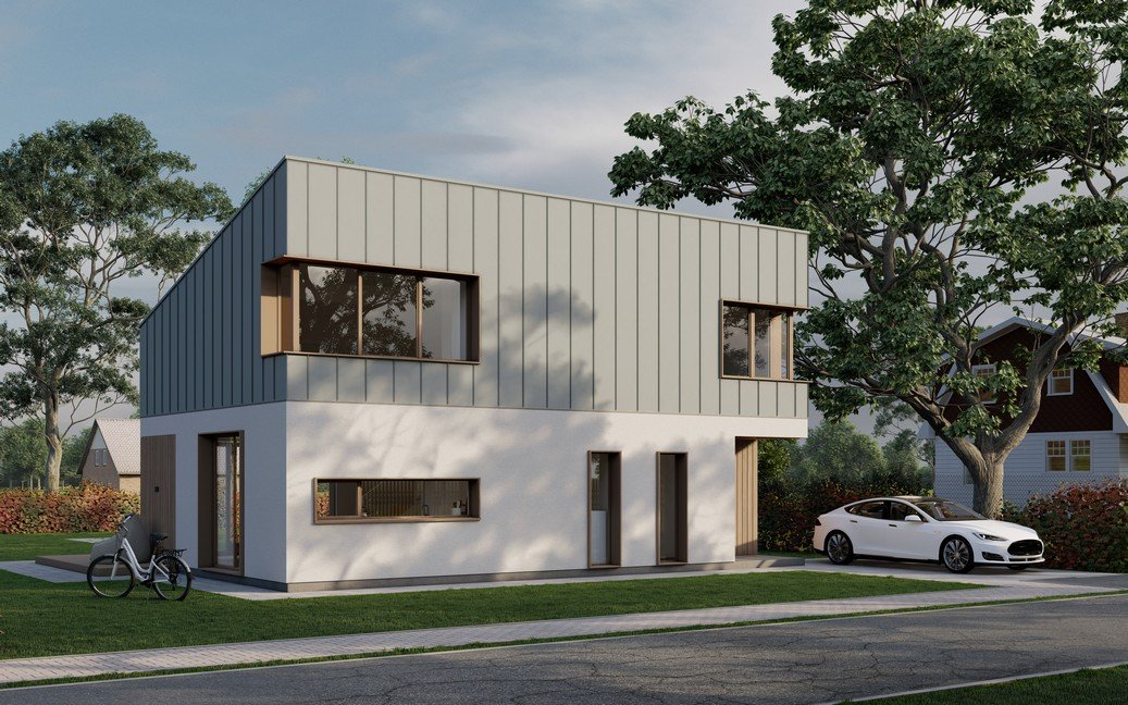 Zweistöckiges Haus  102 m2